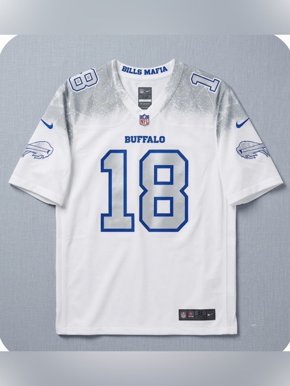 Nike Buffalo Bills Amari Cooper #18 Jersey Mens Large NWT Bills Mafia White